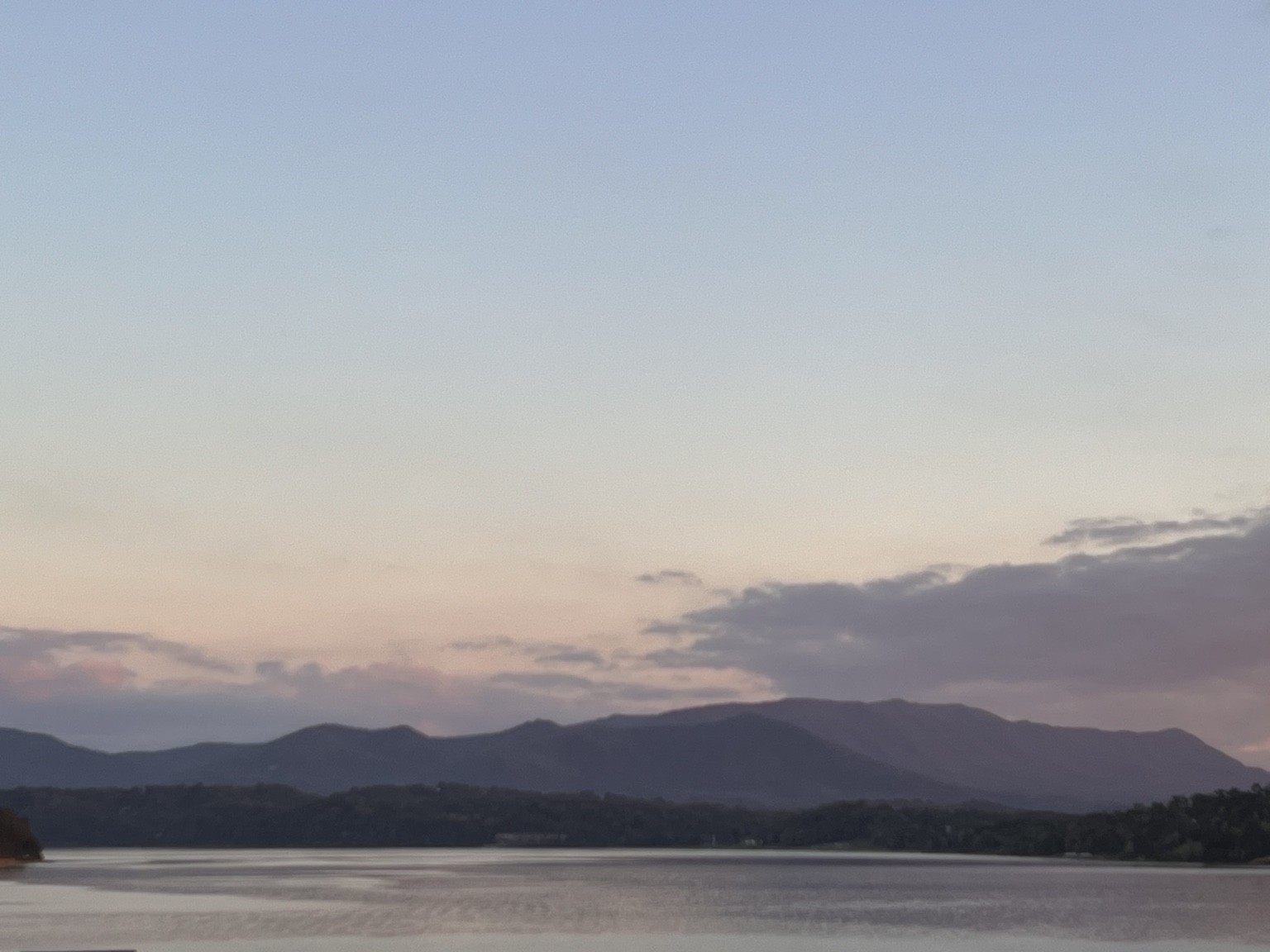 Evening light over the Smoky Mountains
