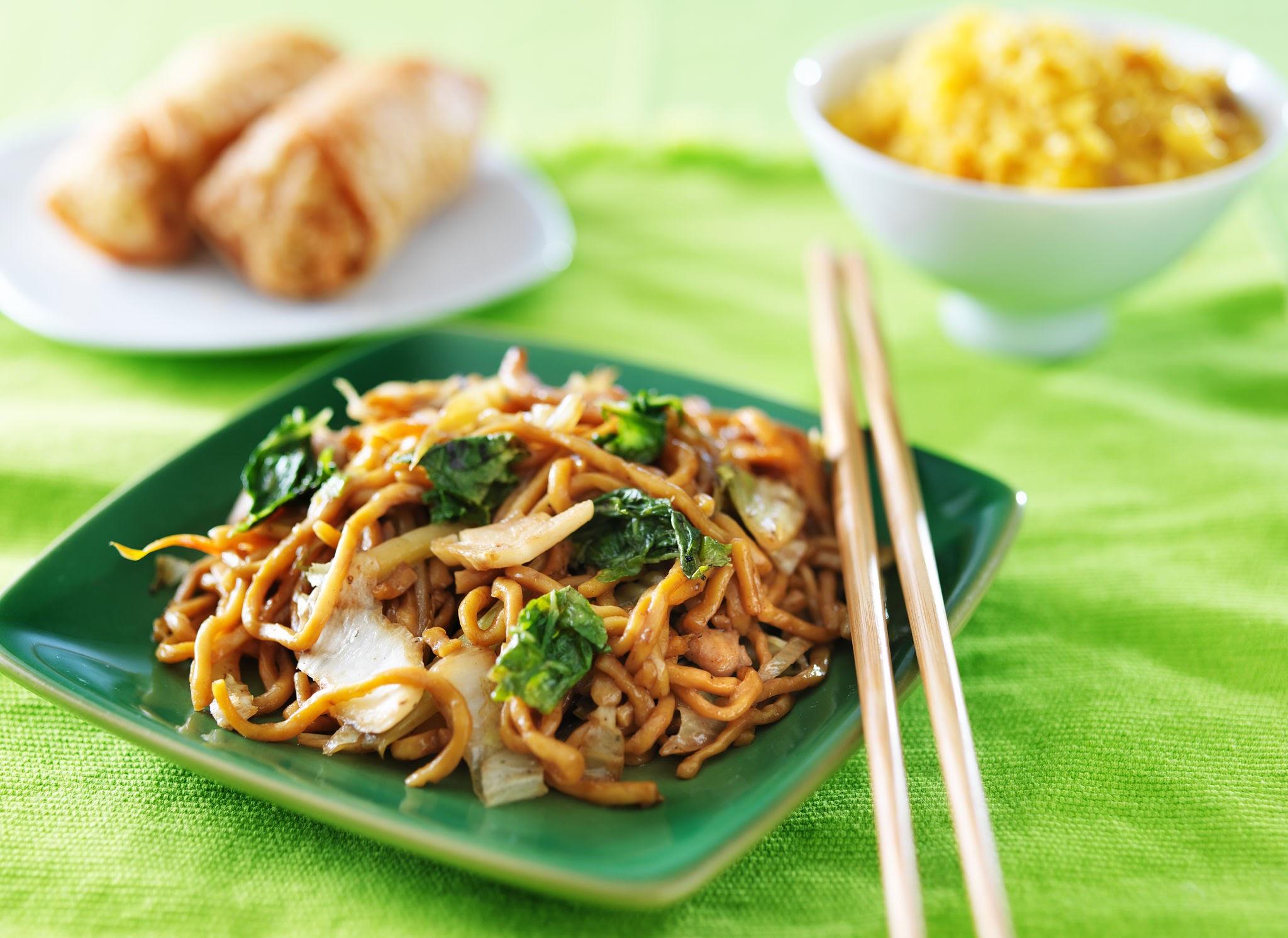 Asian noodle dish pictured in the guest guide